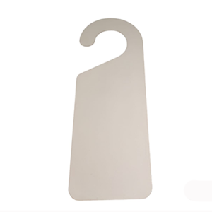 White door hangers for sublimation